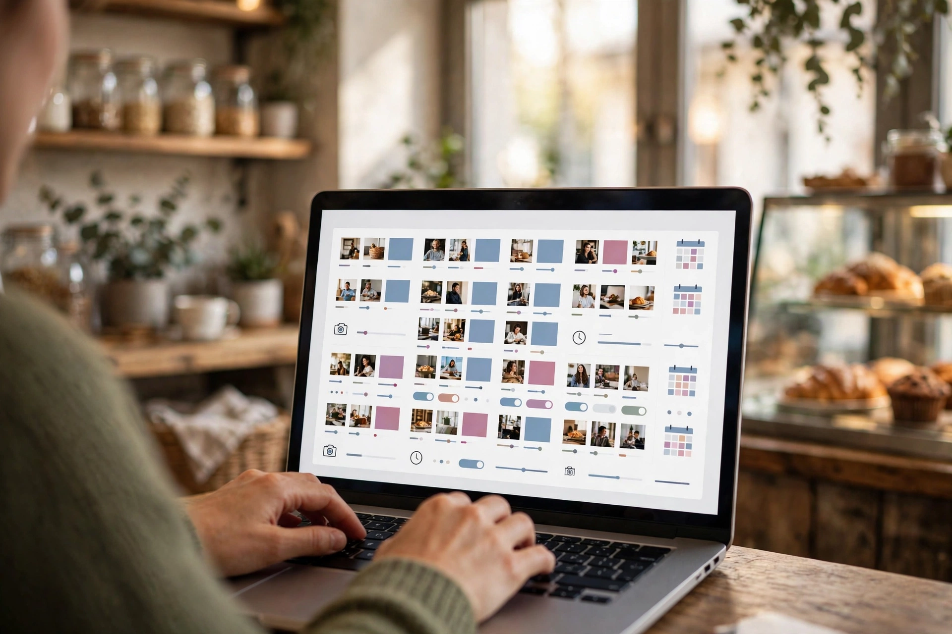 affordable facebook instagram scheduler review weekly scheduling routine at a small business desk
