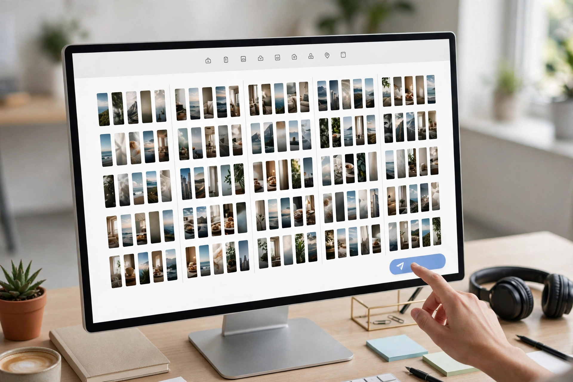 scheduling dashboard showing a week of queued Facebook reels for a facebook organic reach strategy 2026