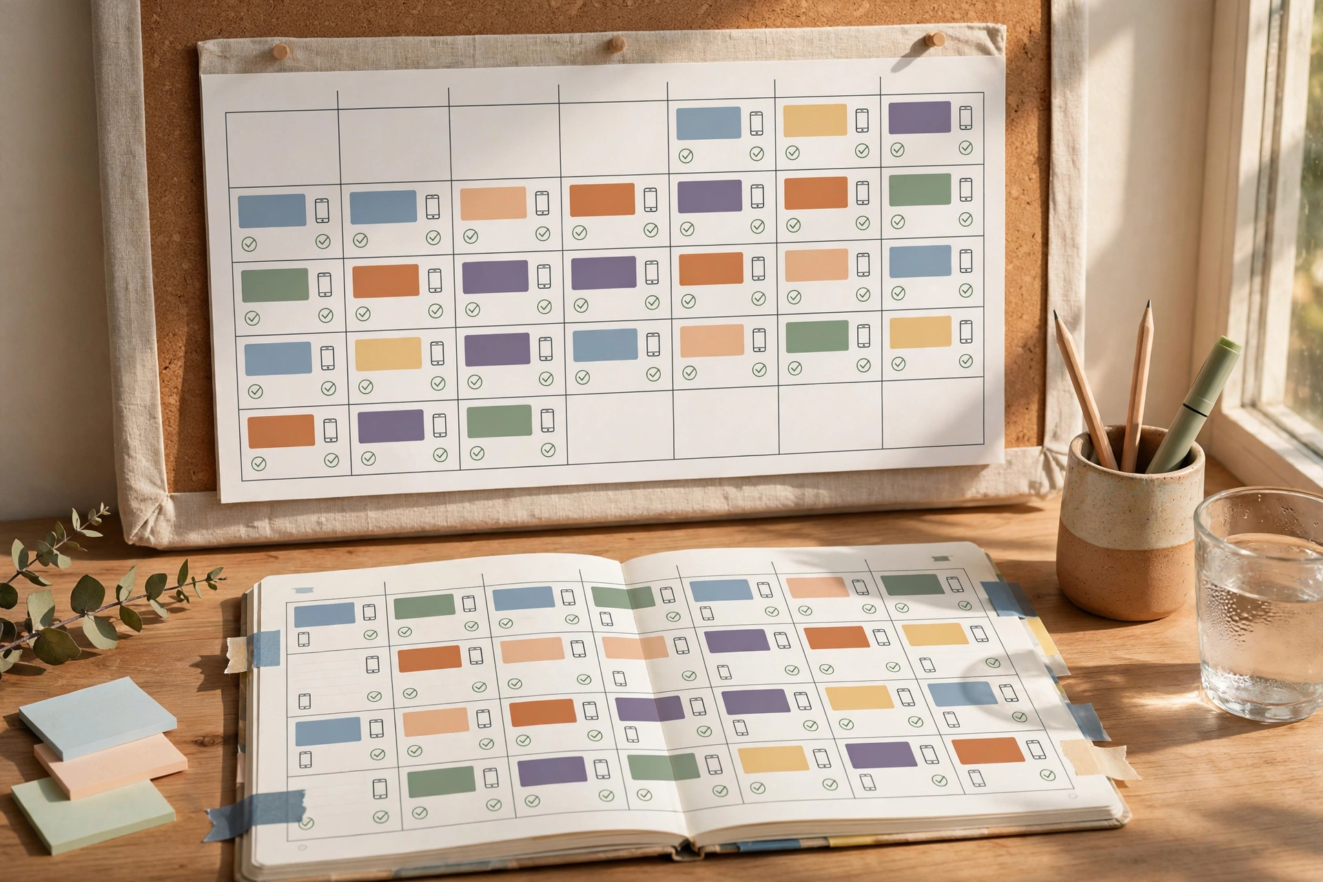 Automated X posting schedule visual showing how small accounts stay consistent without manual effort